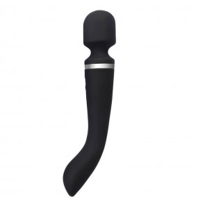 LODI - Dual Head AV Wand Vibrator (Chargeable - Black)